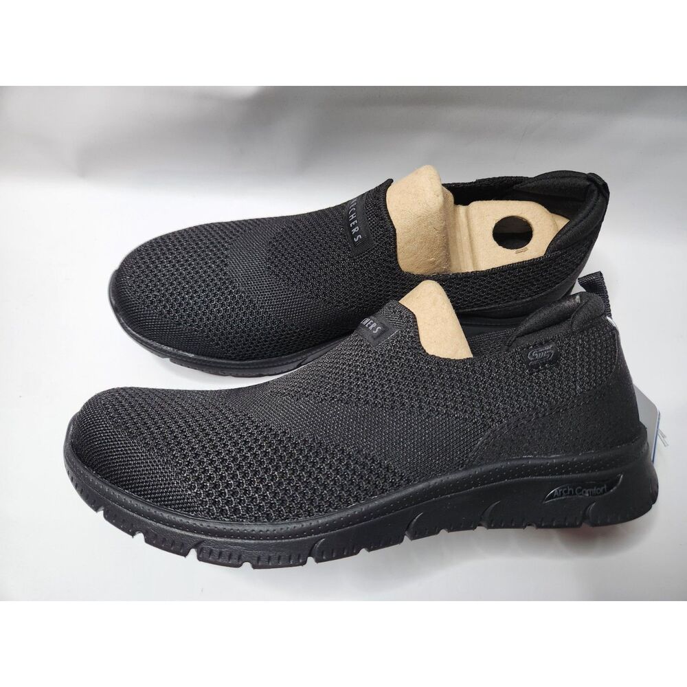 Skechers Arch Comfort Slip‑On Shoes Women’s 7 Black